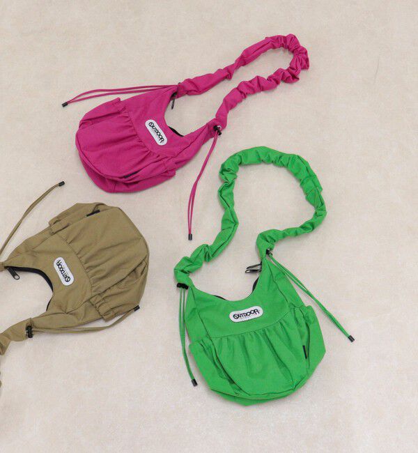 fredy emue「【OUTDOOR PRODUCTS】 エッグフォルムギャザーハンドルバッグ」|ショルダー・メッセンジャー|