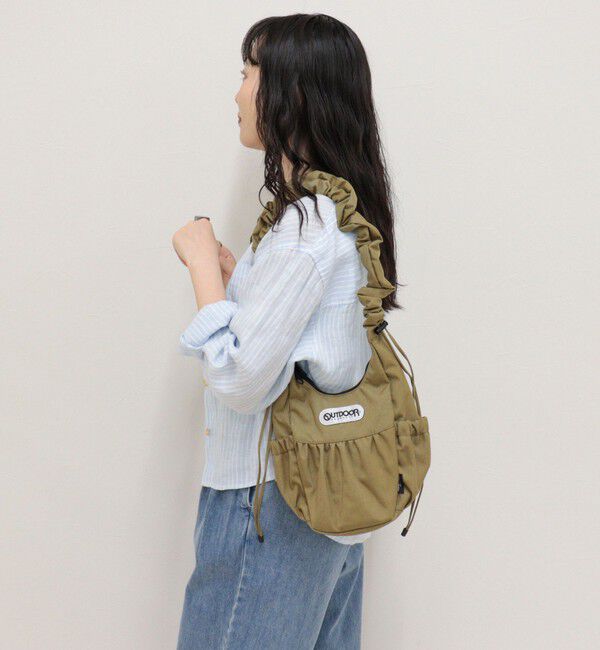 fredy emue「【OUTDOOR PRODUCTS】 エッグフォルムギャザーハンドルバッグ」|ショルダー・メッセンジャー|