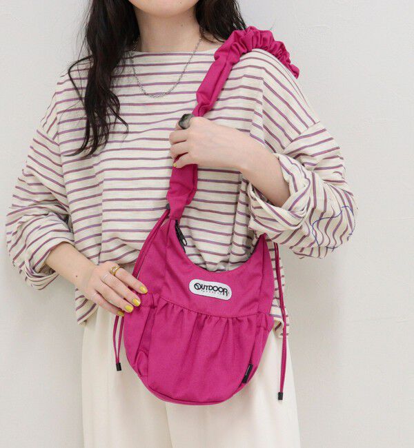 fredy emue「【OUTDOOR PRODUCTS】 エッグフォルムギャザーハンドルバッグ」|ショルダー・メッセンジャー|