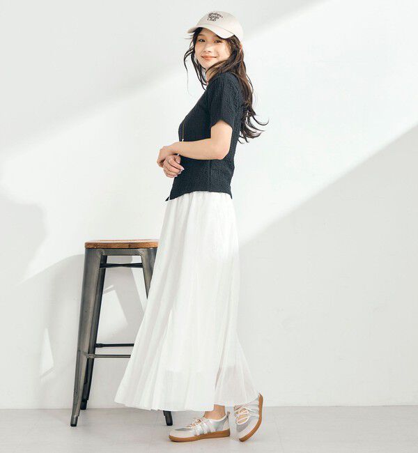 fredy emue「COTTONマチ付きギャザースカート」|スカート|