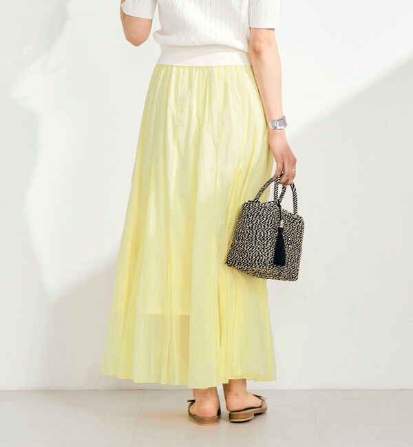 fredy emue「COTTONマチ付きギャザースカート」|スカート|