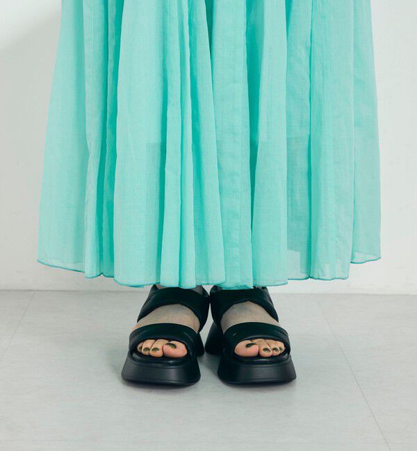 fredy emue「COTTONマチ付きギャザースカート」|スカート|