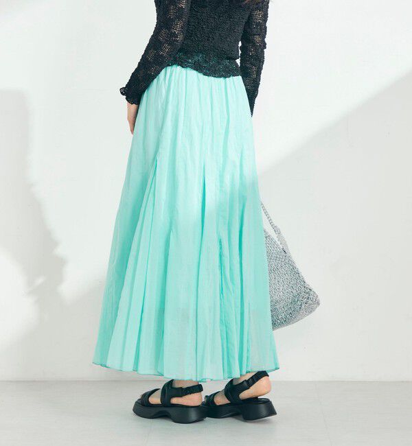 fredy emue「COTTONマチ付きギャザースカート」|スカート|