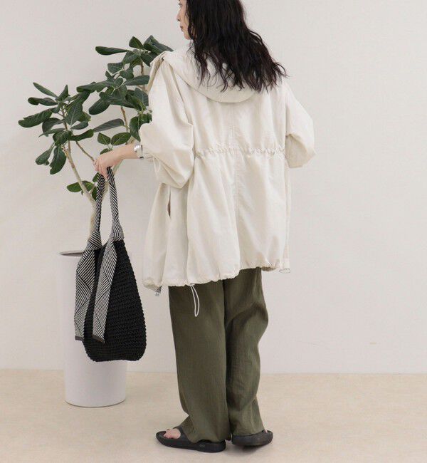 fredy emue「ナイロンミディ丈フードブルゾン」|ブルゾン・スタジャン|