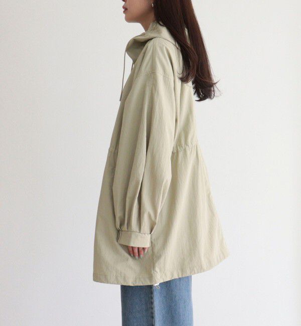 fredy emue「ナイロンミディ丈フードブルゾン」|ブルゾン・スタジャン|