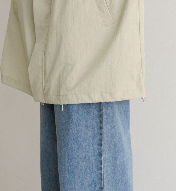 fredy emue「ナイロンミディ丈フードブルゾン」|ブルゾン・スタジャン|