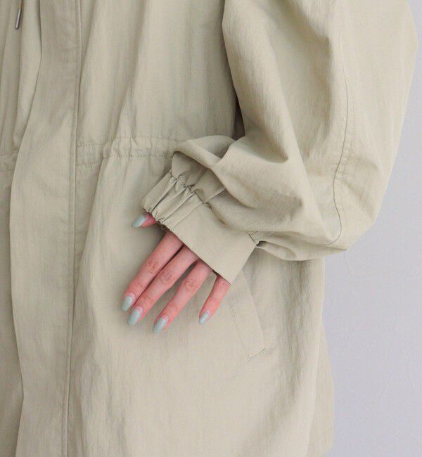 fredy emue「ナイロンミディ丈フードブルゾン」|ブルゾン・スタジャン|