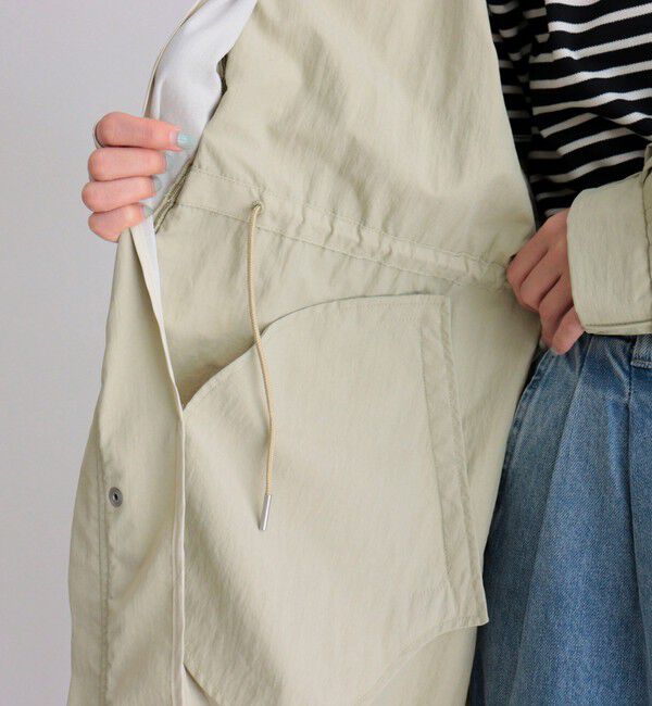 fredy emue「ナイロンミディ丈フードブルゾン」|ブルゾン・スタジャン|