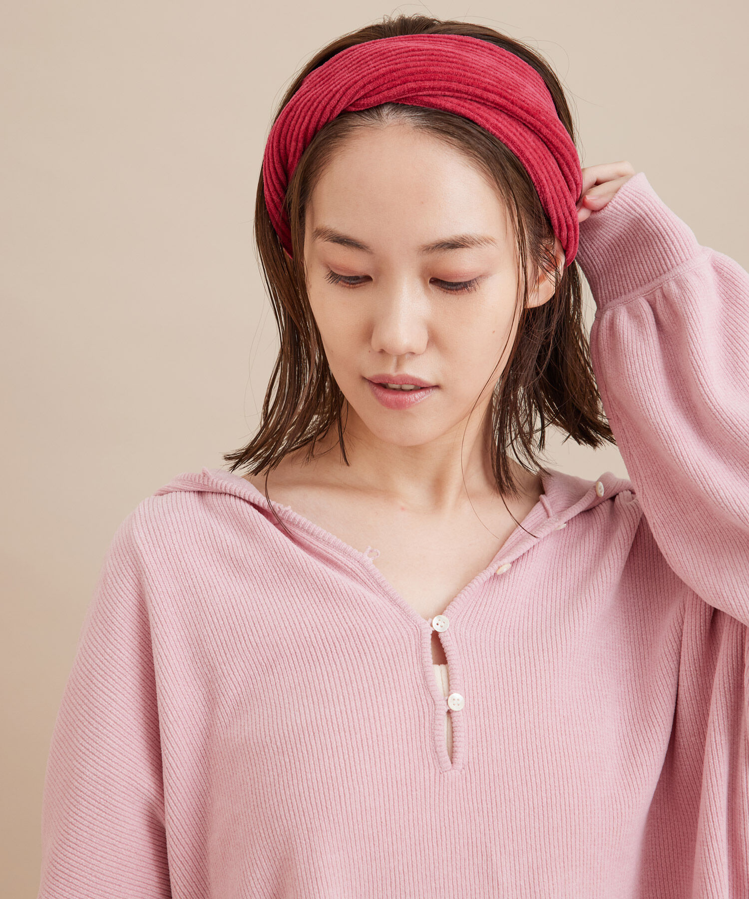 SALON adam et rope'「【極上の肌ざわり】ヘアバンド -CreamyCotton /クリーミーコットン-」|ヘアバンド|