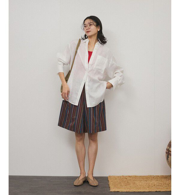 SALON adam et rope'「プリマベールファームリーリブタンクトップ［UVケア・洗える］」|タンクトップ|