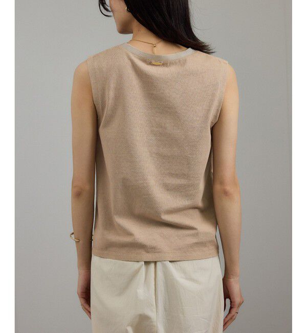 SALON adam et rope'「ビンテージライクオーバーダイプランジネックプルーバー」|タンクトップ|
