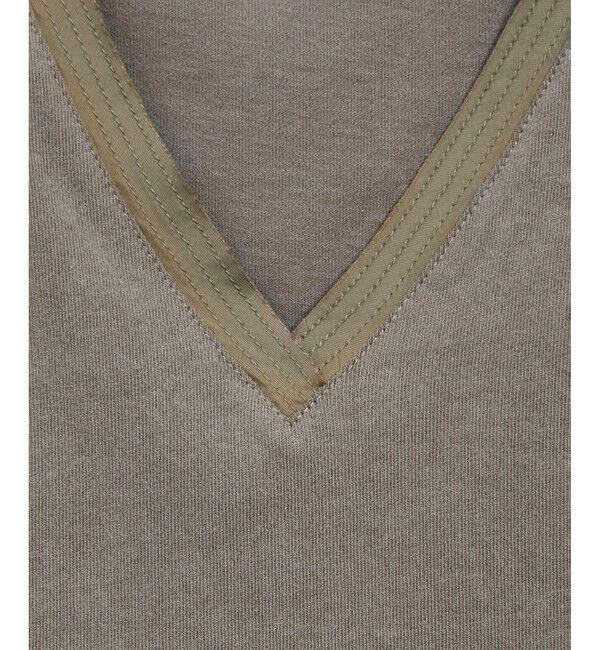 SALON adam et rope'「ビンテージライクオーバーダイプランジネックプルーバー」|タンクトップ|