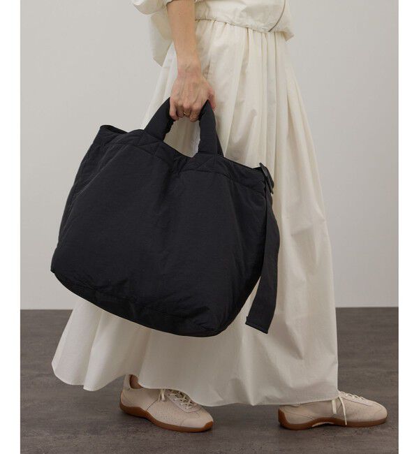 SALON adam et rope'「【WEB限定】ペアレンツトートバッグ［ユニセックスで使える・軽量・A4］2」|トートバッグ|ブラック(01)