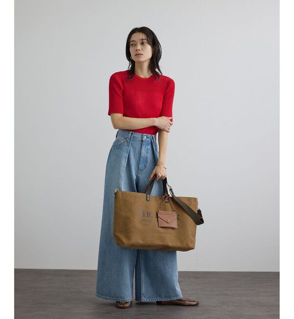 SALON adam et rope'「【WEB限定】フロントタックデニムパンツ」|デニム|