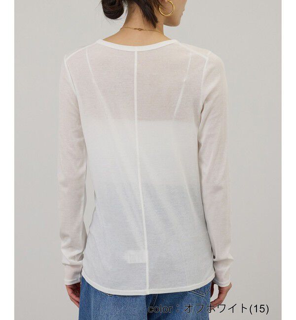 SALON adam et rope'「【WEB限定】ハイツイストシアーロンT」|Tシャツ・カットソー|