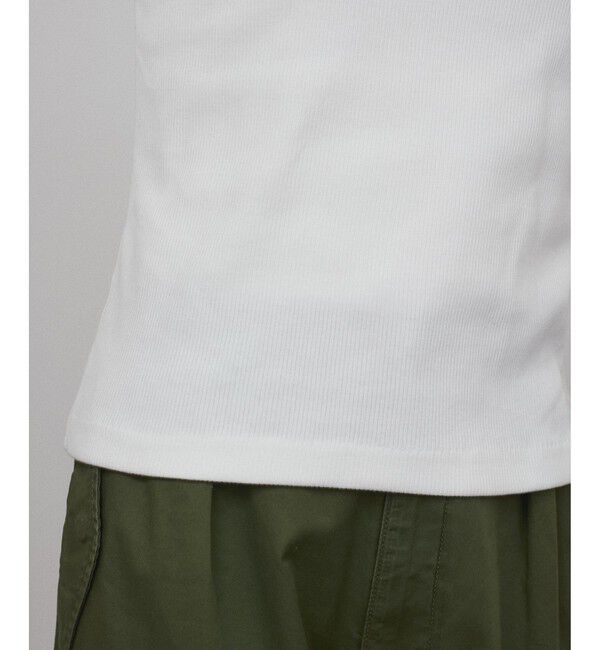 SALON adam et rope'「プリマベールファームリーリブT / UVケア・洗える・新色追加」|Tシャツ・カットソー|