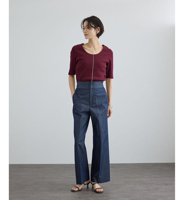 SALON adam et rope'「プリマベールファームリーリブT / UVケア・洗える・新色追加」|Tシャツ・カットソー|