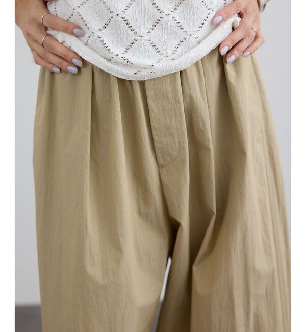 SALON adam et rope'「ウォーターリペレントイージーカービーパンツ / 撥水加工」|チノ|