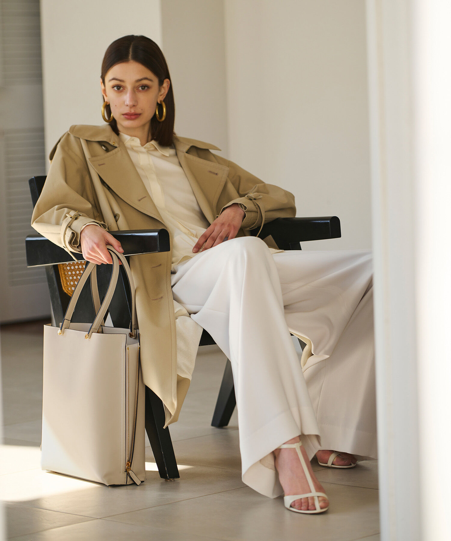 E'POR「【A4対応】【E'POR】Y BAG Large【通勤】【メディア掲載】」|トートバッグ|