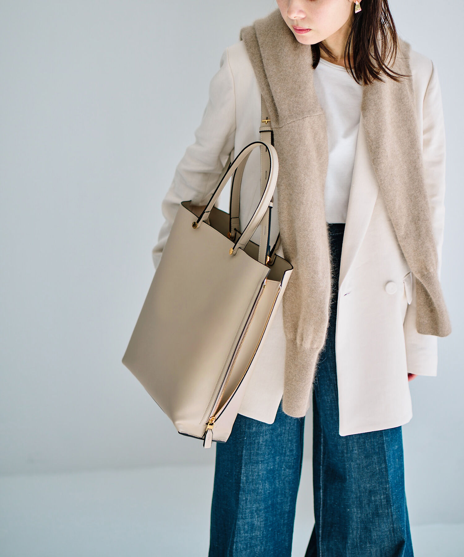 E'POR「【A4対応】【E'POR】Y BAG Large【通勤】【メディア掲載】」|トートバッグ|