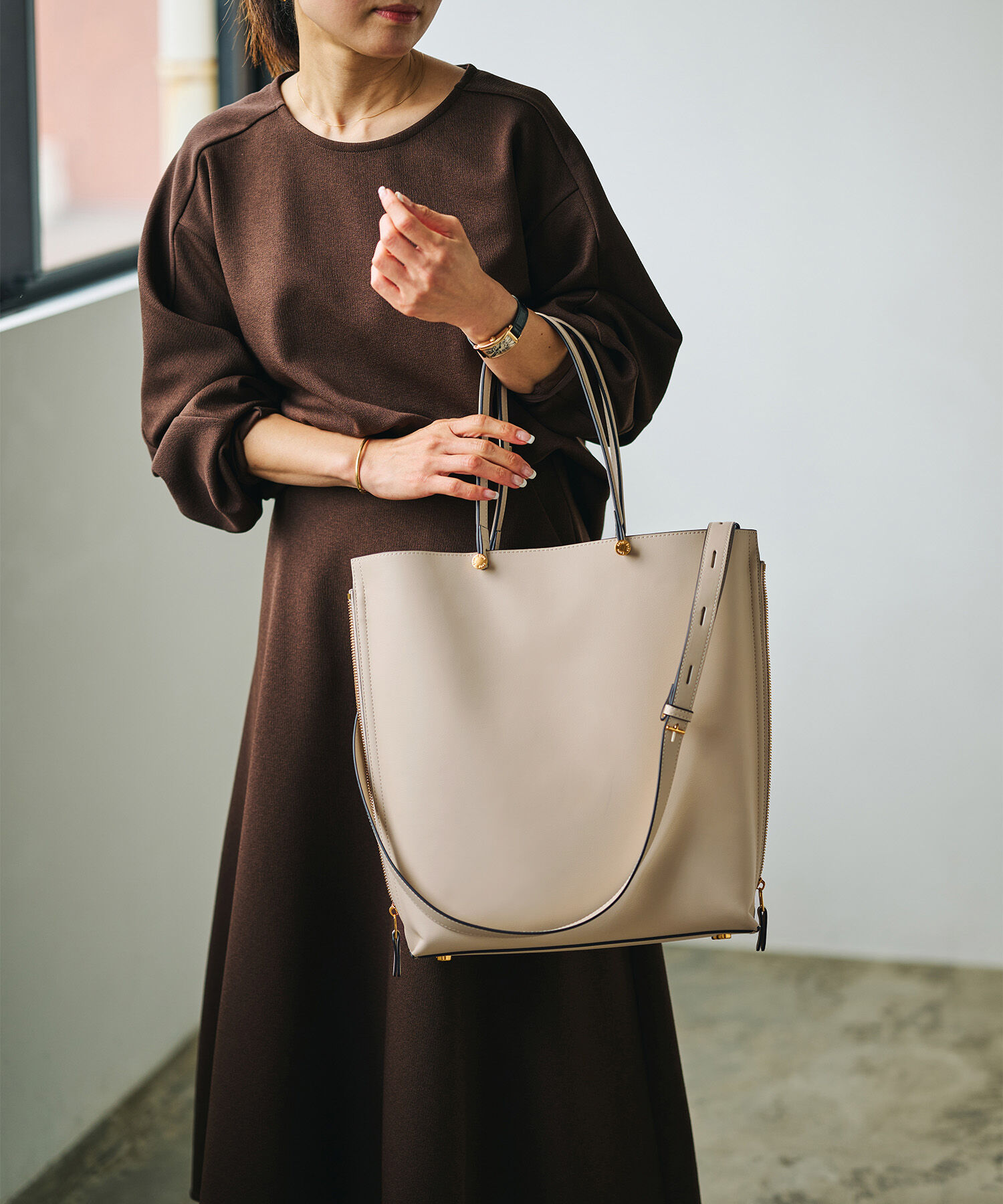 E'POR「【A4対応】【E'POR】Y BAG Large【通勤】【メディア掲載】」|トートバッグ|