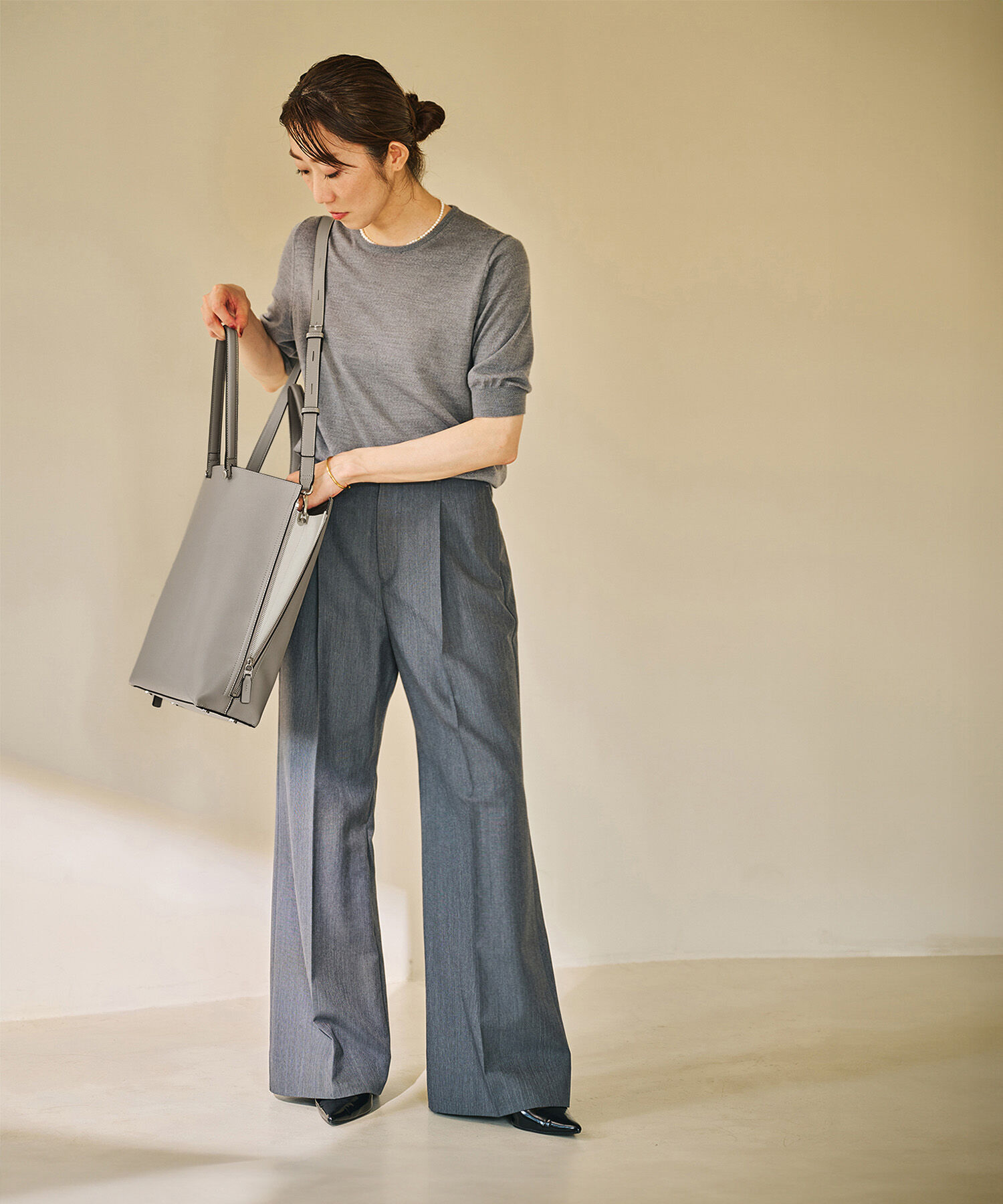 E'POR「【A4対応】【E'POR】Y BAG Large【通勤】【メディア掲載】」|トートバッグ|