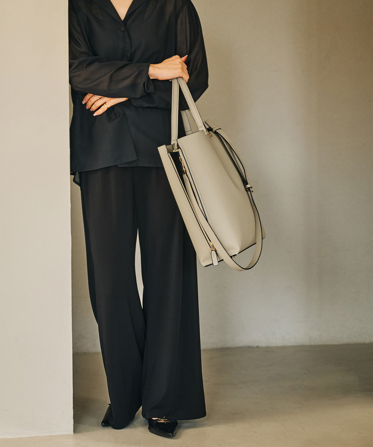 E'POR「【A4対応】【E'POR】Y BAG Large【通勤】【メディア掲載】」|トートバッグ|