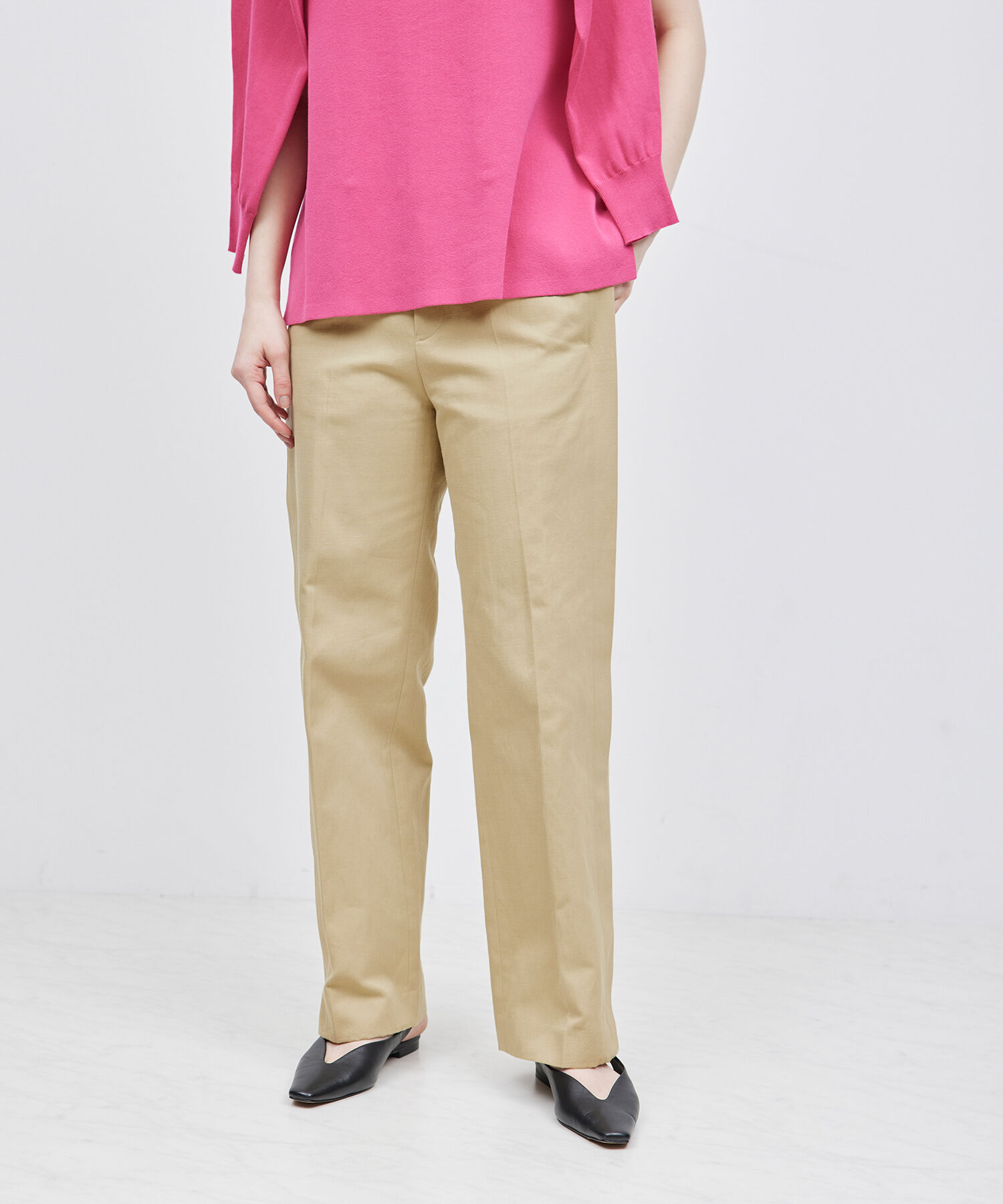 ROPE「サイドタックストレートパンツ【メディア掲載】」|その他|