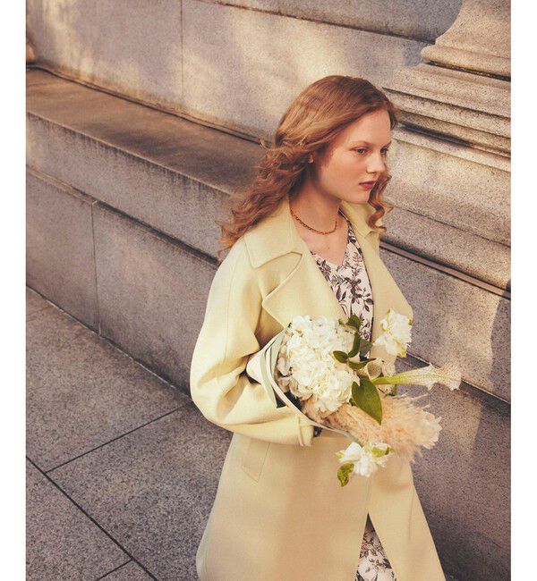 ROPE「ラムウールリバーロングコート【Sサイズフェア対象】」|チェスターコート|