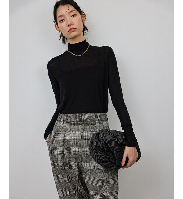 ROPE「ラムレザーロープ模様クラッチ/ミディアム」|クラッチバッグ|