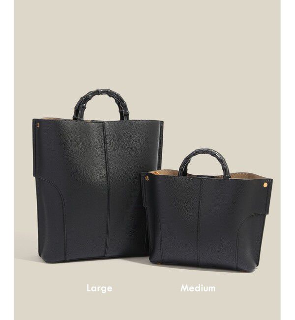 ROPE「【E'POR】BAMBOO BAG Medium【超軽量】」|ハンドバッグ|