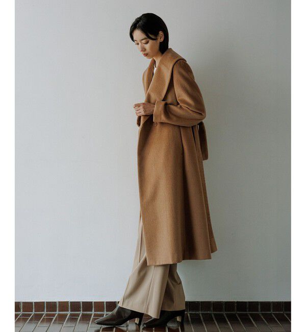 ROPE「プレミアムカシミヤ ショールカラーコート」|ステンカラーコート|