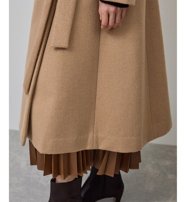 ROPE「プレミアムカシミヤ ショールカラーコート」|ステンカラーコート|