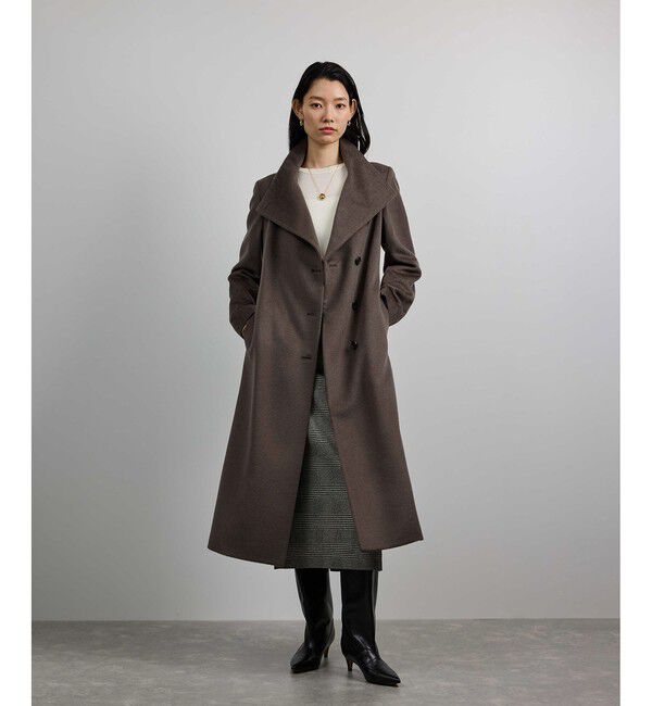 ROPE「プレミアムカシミヤ ロングコート【逸品・マルチWAY】」|ステンカラーコート|