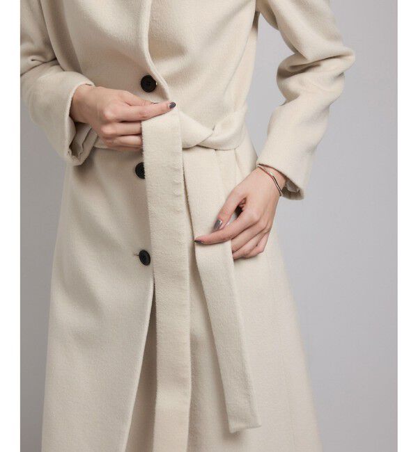 ROPE「プレミアムカシミヤ ロングコート【逸品・マルチWAY】」|ステンカラーコート|