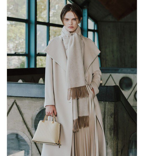 ROPE「プレミアムカシミヤ ロングコート【逸品・マルチWAY】」|ステンカラーコート|