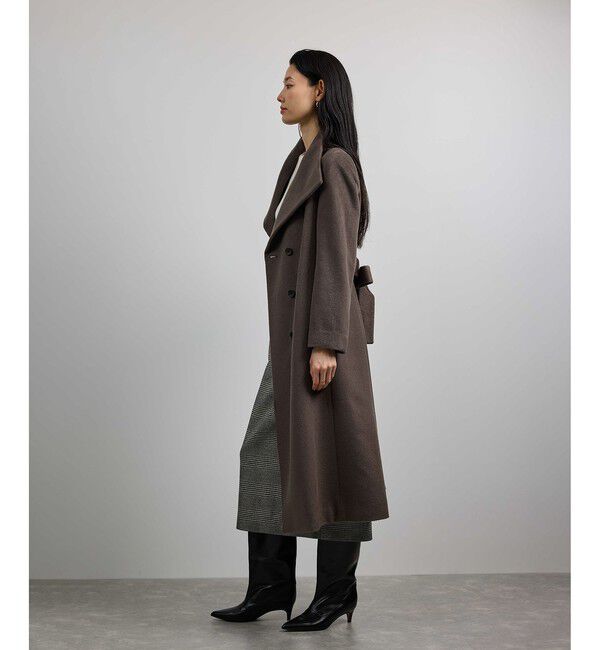 ROPE「プレミアムカシミヤ ロングコート【逸品・マルチWAY】」|ステンカラーコート|