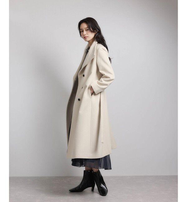 ROPE「プレミアムカシミヤ ロングコート【逸品・マルチWAY】」|ステンカラーコート|