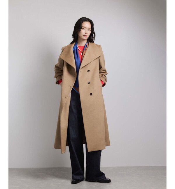 ROPE「プレミアムカシミヤ ロングコート【逸品・マルチWAY】」|ステンカラーコート|