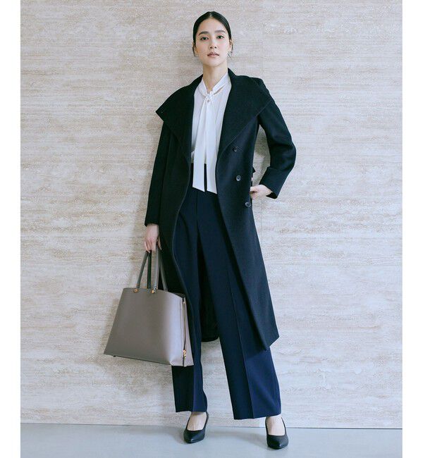 ROPE「プレミアムカシミヤ ロングコート【逸品・マルチWAY】」|ステンカラーコート|