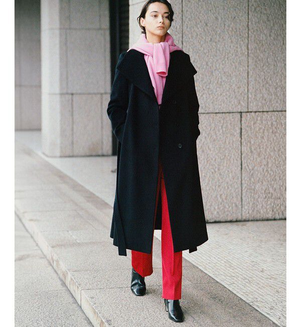 ROPE「プレミアムカシミヤ ロングコート【逸品・マルチWAY】」|ステンカラーコート|