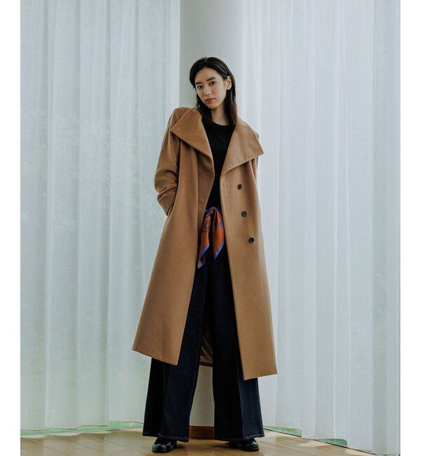 ROPE「プレミアムカシミヤ ロングコート【逸品・マルチWAY】」|ステンカラーコート|