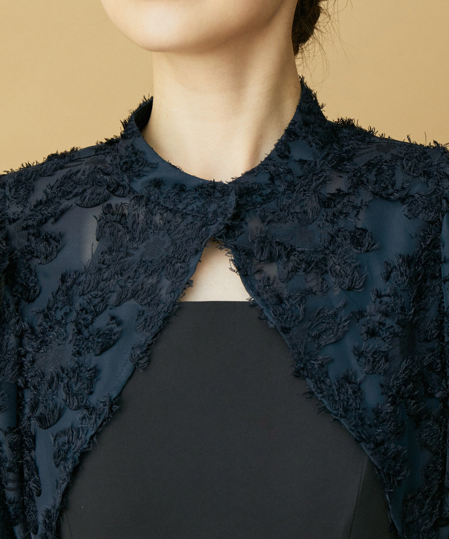 VIS「【VIS DRESS】シャーリングボレロセットワンピース」|ワンピース|