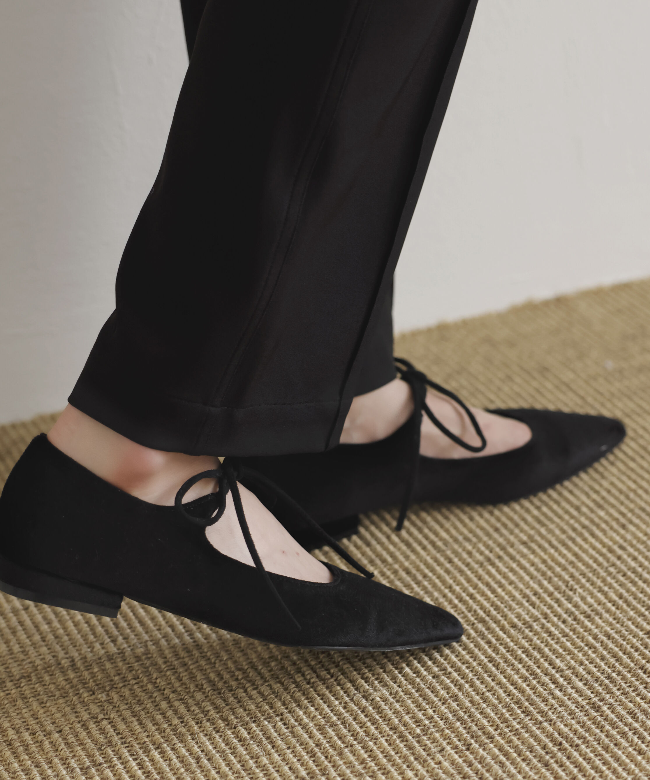 Juze「【新色・追加生産】リボンフラットパンプス」|パンプス|