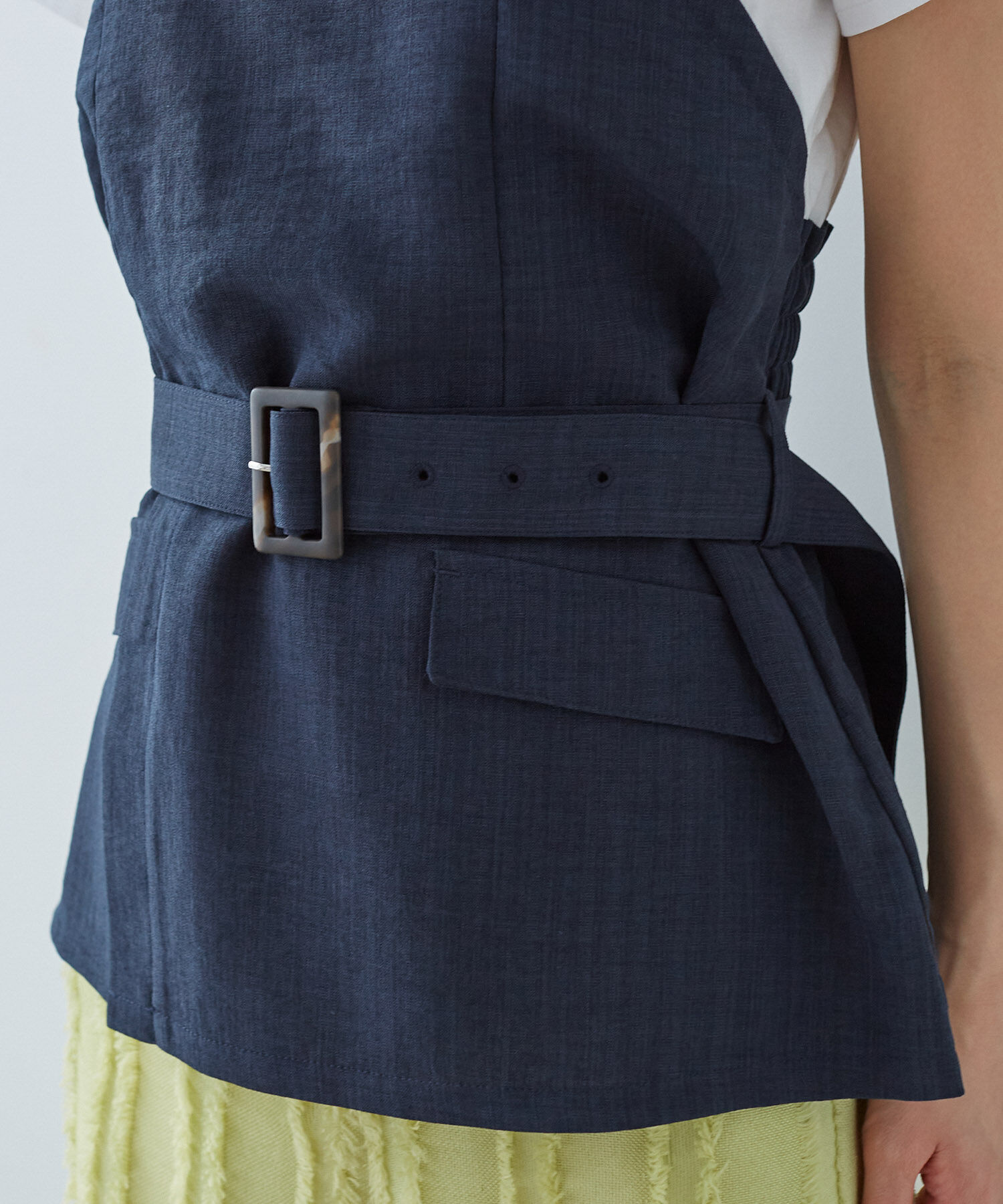 VIS「【接触冷感・洗える】美easyコルセットドッキングプルオーバー」|Tシャツ・カットソー|