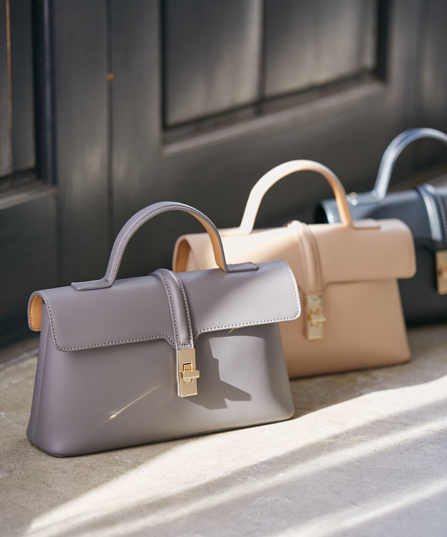 VIS「【新色追加】【2WAY】ひねり金具ワンハンドルミニショルダーバッグ」|ショルダー・メッセンジャー|