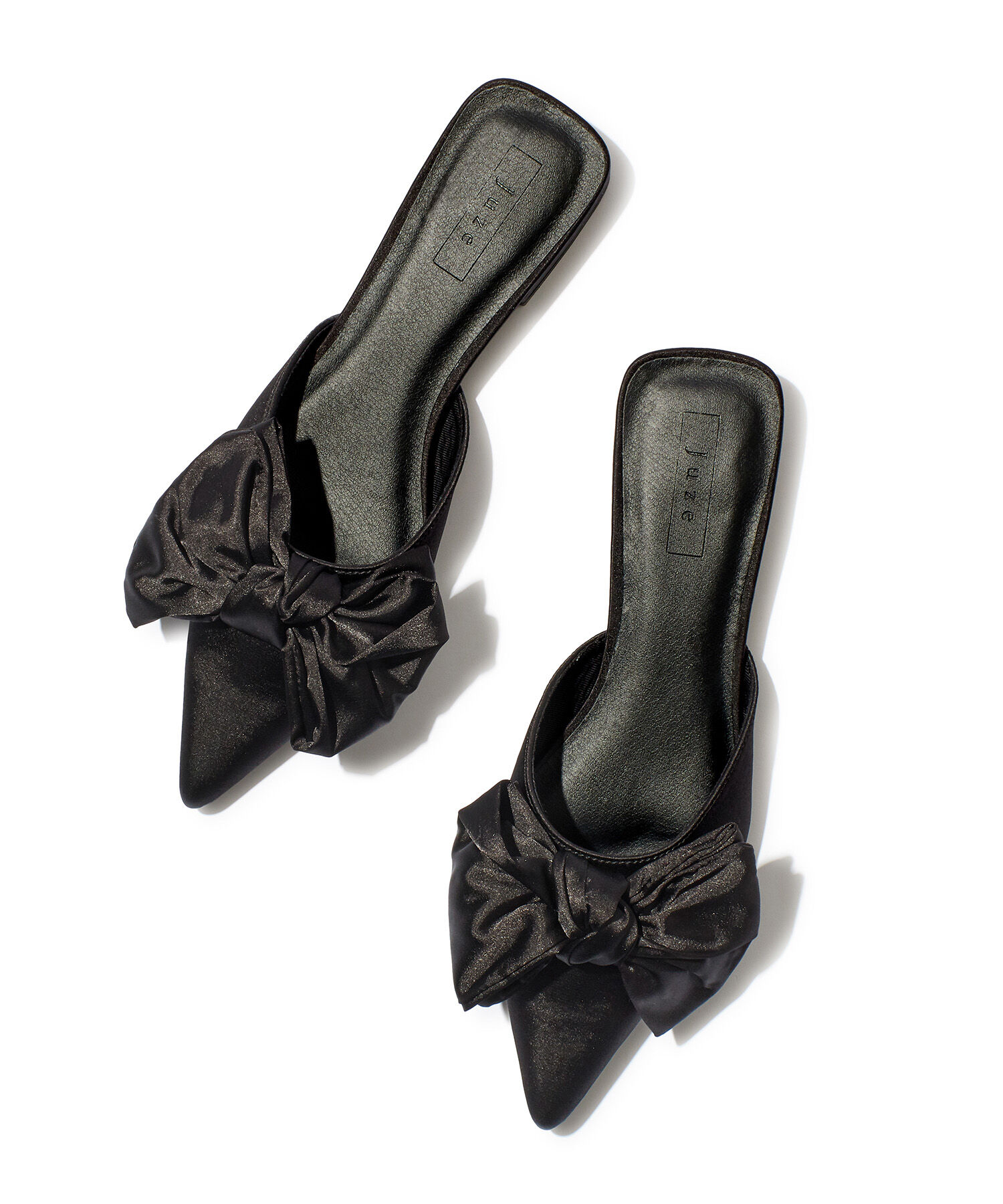 Juze「サテンリボンミュール」|サンダル|