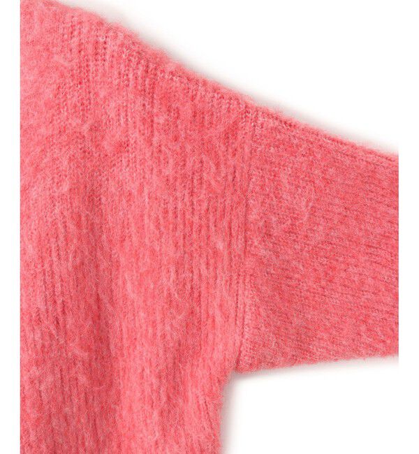 VIS「パールボタンVネック片畦ニットカーディガン」|カーディガン|