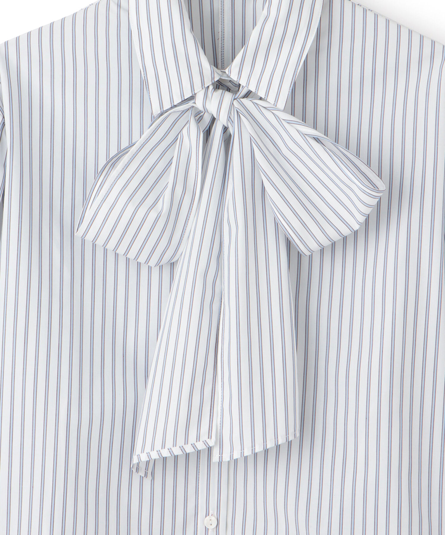 VIS「リボン付きバックシャーリングシャツ」|シャツ・ブラウス|