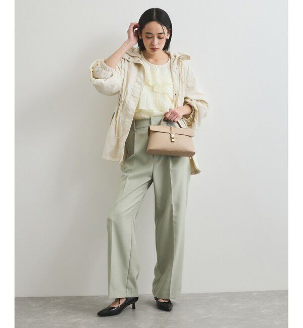 VIS「【洗える】ラッフルカラーブラウス」|シャツ・ブラウス|